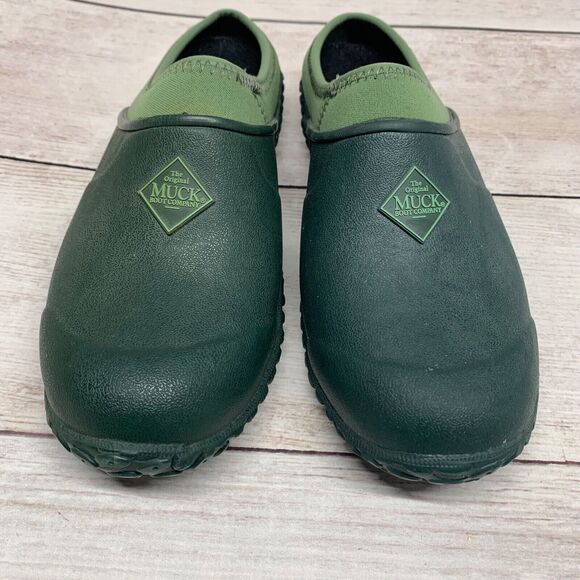 Muck Boot Women's Muckster 2 Low Rain Boot Size 6 Slip On Green - Picture 8 of 14